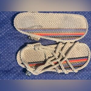 Stylish Beige Rope Sandals *MAKE AN OFFER. MUST SELL!!*